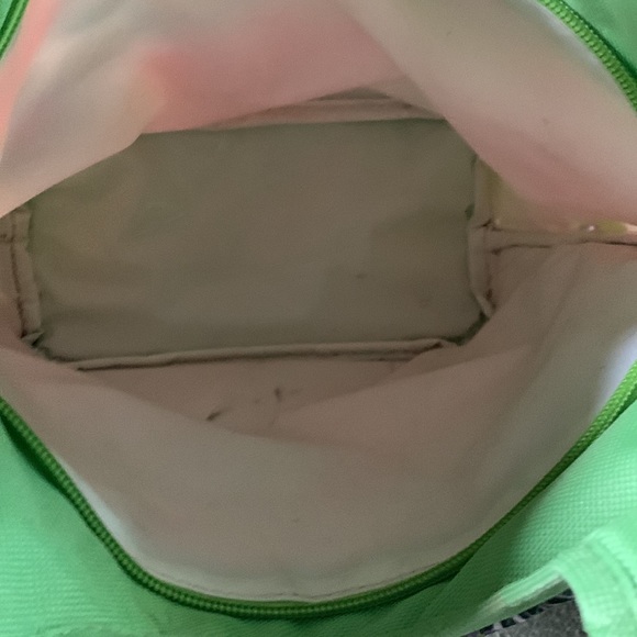 Floral, insulated lunch bag.  Zipper and handles.  Size approx. 8x12. - Picture 3 of 10